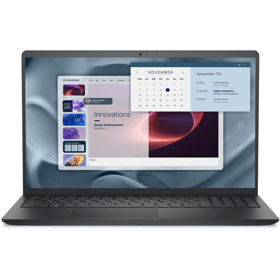Лаптоп Dell Pro 15 Essential (PV15250), Intel Core 3 100U, 15.6 инча, FHD 1920x1080 WVA LED, 8GB DDR5, 512GB SSD