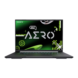Лаптоп GIGABYTE AERO X16 1VH93EEC94DH, 16 инча, IPS, WQXGA 2560x1600, 165Hz, AMD Ryzen Al 7 350, 16GB DDR5, 1TB SSD, RTX 5060 8GB, Win 11 Home - Бял