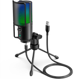Микрофон FIFINE K669 PRO2, RGB, Black