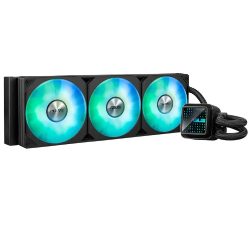 Водно охлаждане ASUS PRIME LC 360 ARGB, 360mm, Black (90RC0101-B0EAY0)