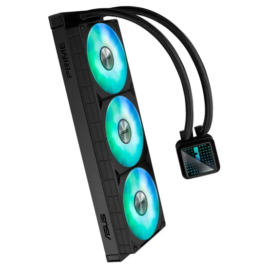 Водно охлаждане ASUS PRIME LC 360 ARGB, 360mm, Black (90RC0101-B0EAY0)