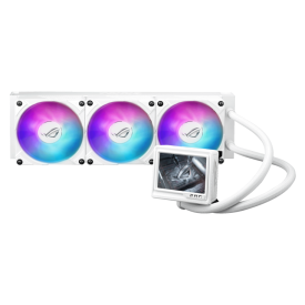 Водно охлаждане ASUS ROG RYUJIN III 360 ARGB Extreme, 360mm, 3.5 инча LCD, White (90RC0132-M0EAY0)