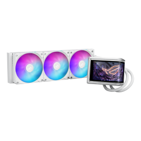 Водно охлаждане ASUS ROG RYUO IV 360 ARGB, 360mm, 6.67 инча AMOLED, White (90RC01N2-B0EAY0)