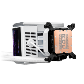 Водно охлаждане ASUS ROG RYUO IV 360 ARGB, 360mm, 6.67 инча AMOLED, White (90RC01N2-B0EAY0)