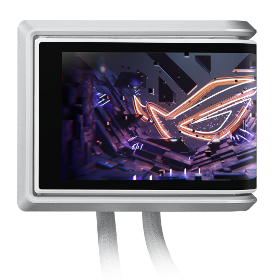 Водно охлаждане ASUS ROG RYUO IV 360 ARGB, 360mm, 6.67 инча AMOLED, White (90RC01N2-B0EAY0)