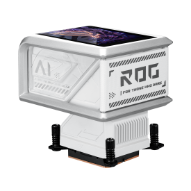 Водно охлаждане ASUS ROG RYUO IV 360 ARGB, 360mm, 6.67 инча AMOLED, White (90RC01N2-B0EAY0)