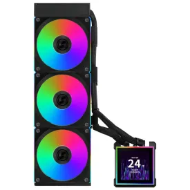 Охладител за процесор Lian Li HydroShift II LCD-S 360CL RGB - Черен