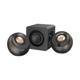 Тонколони Creative Pebble X Plus 2.1, 15W, USB-C, Bluetooth, 3.5mm, Black