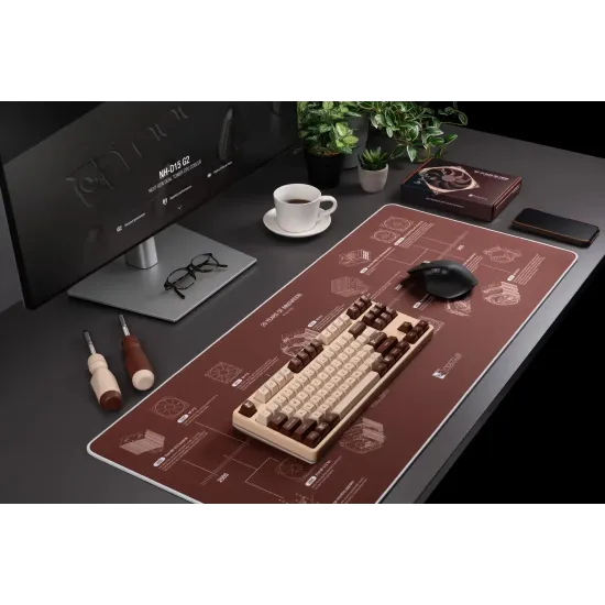 Подложка за мишка Noctua NP-DM3 Anniversary Deskmat - 900 x 400 x 4 mm