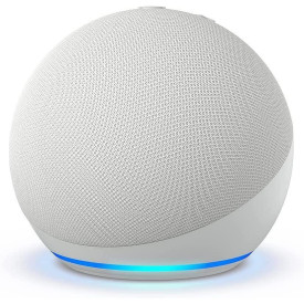 Преносима тонколона Amazon Echo Dot 5, Гласов асистент, Alexa, White, 3W