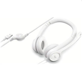 Слушалки Logitech H390, USB, Mic, White