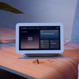 Преносима тонколона Google Nest Hub 2nd gen, Bluetooth, Wi-Fi, Сензорен екран, Гласов асистент, Deep blue