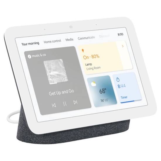 Преносима тонколона Google Nest Hub 2nd gen, Bluetooth, Wi-Fi, Сензорен екран, Гласов асистент, Deep blue