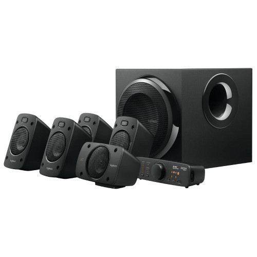 Тонколони Logitech Z906, 500W, 220V, 3.5mm, Black