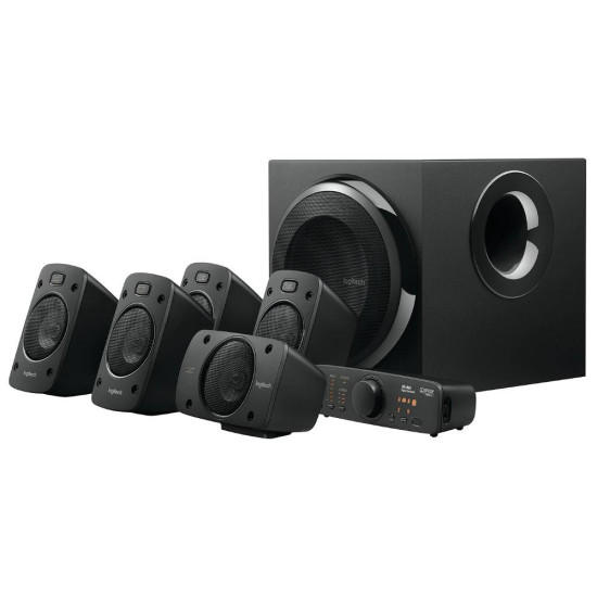 Тонколони Logitech Z906, 500W, 220V, 3.5mm, Black