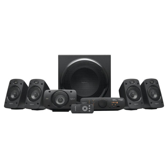 Тонколони Logitech Z906, 500W, 220V, 3.5mm, Black