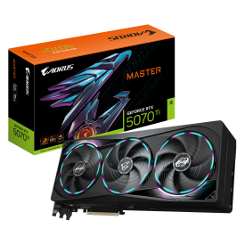 Видеокарта GIGABYTE AORUS RTX 5070 TI MASTER 16GB GDDR7