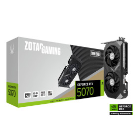 Видеокарта ZOTAC GAMING RTX 5070 Twin Edge 12GB GDDR7, 192-bit, PCIe 5.0, 1xHDMI, 3xDP