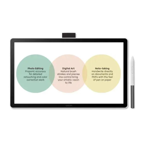Графичен таблет Wacom One DTC141, Pen Display