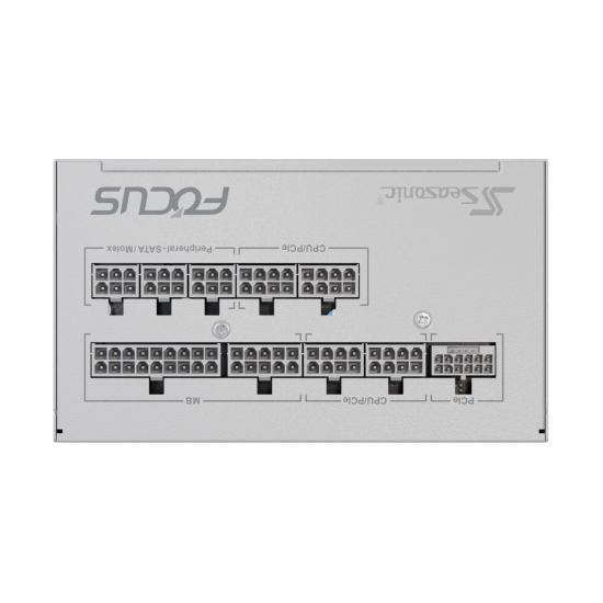 Захранване SEASONIC FOCUS GX-750 White, 750W, 80+ Gold, ATX 3.1, PCIe 5.1, Fully Modular