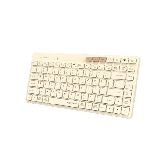 Безжична клавиатура A4Tech FBK26C AS Cafe Latte Fstyler, Silet, кирилизирана
