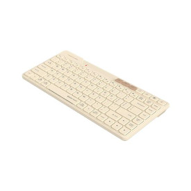 Безжична клавиатура A4Tech FBK26C AS Cafe Latte Fstyler, Silet, кирилизирана