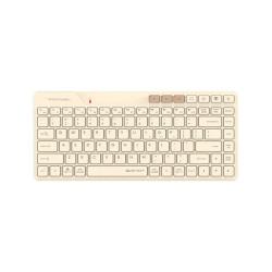 Безжична клавиатура A4Tech FBK26C AS Cafe Latte Fstyler, Silet, кирилизирана