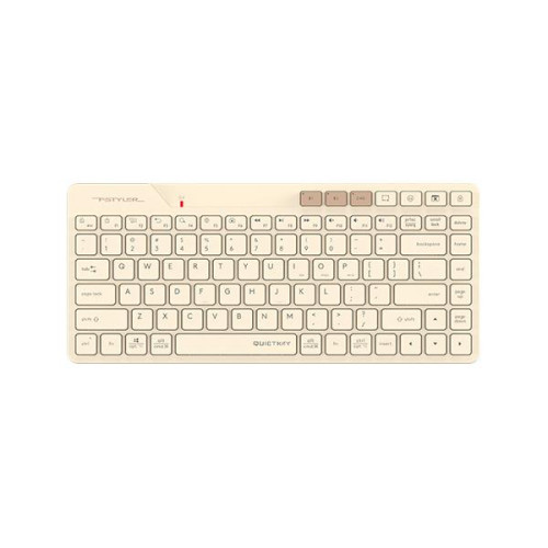 Безжична клавиатура A4Tech FBK26C AS Cafe Latte Fstyler, Silet, кирилизирана