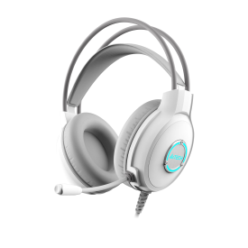 Слушалки A4Tech Fstyler FH300U Neon Illuminate USB Stereo Headset, White