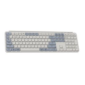 Безжична клавиатура Keychron B6 Pro Ultra-Slim, Bluetooth, Retro Blue
