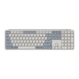 Безжична клавиатура Keychron B6 Pro Ultra-Slim, Bluetooth, Retro Blue