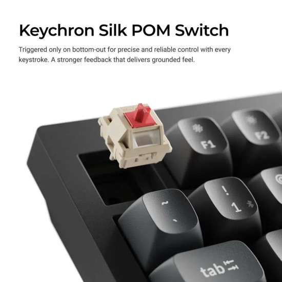 Безжична клавиатура Keychron V1 Ultra 8K, Silk POM Banana Switch