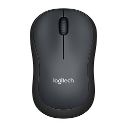 Безжична мишка Logitech M220 Silent, Charcoal/Black