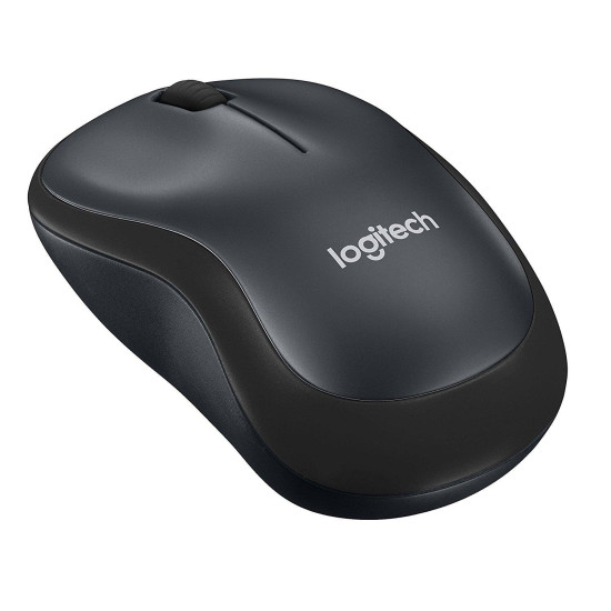 Безжична мишка Logitech M220 Silent, Charcoal/Black