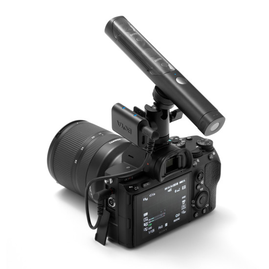 Микрофон BOYA MAGIC 02 All-in-One, безжичен, Lightning/USB-C