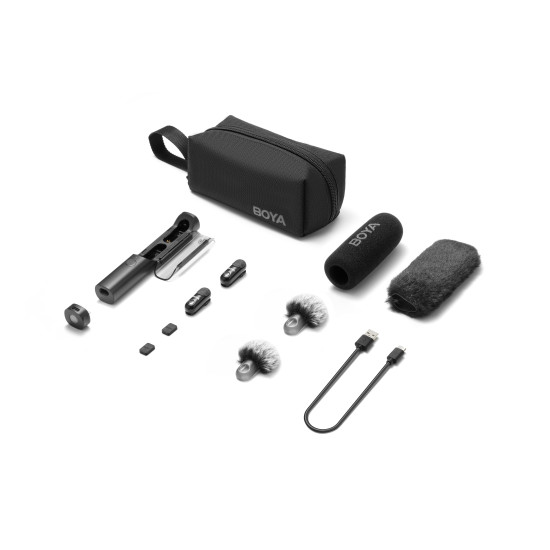 Микрофон BOYA MAGIC 05 All-in-One, безжичен