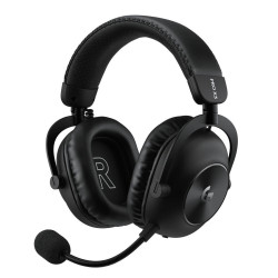 Безжични слушалки Logitech G PRO X3 LIGHTSPEED, с микрофон, Black (981-001740)