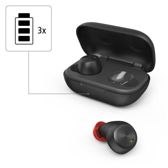 Безжични слушалки Hama Spirit Chop, Black