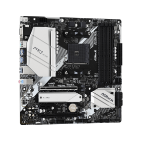 Дънна платка ASRock B550M Pro4, AM4, mATX, 4x DDR4, PCIe 4.0