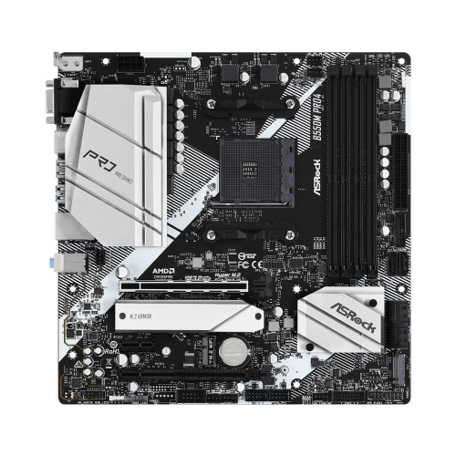 Дънна платка ASRock B550M Pro4, AM4, mATX, 4x DDR4, PCIe 4.0