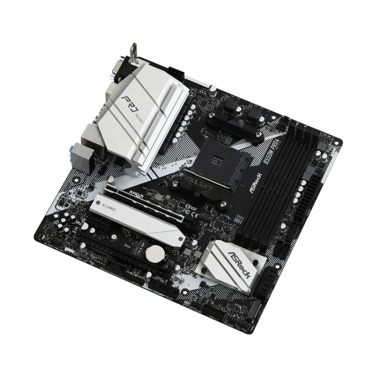 Дънна платка ASRock B550M Pro4, AM4, mATX, 4x DDR4, PCIe 4.0