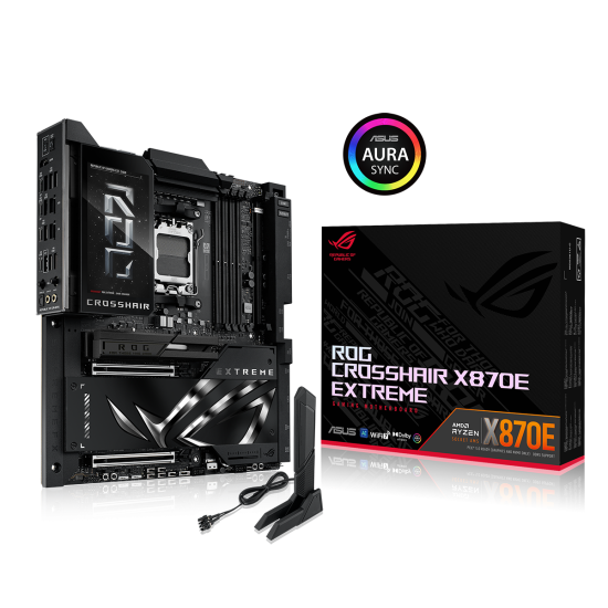 Дънна платка ASUS ROG CROSSHAIR X870E EXTREME WIFI, E-ATX, AM5, DDR5, PCIe 5.0