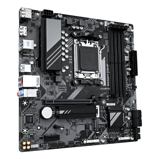 Дънна платка GIGABYTE B650M, Socket AM5, ATX, 4x DDR5, PCIe 4.0, USB Type-C