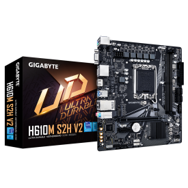 Дънна платка GIGABYTE H610M-S2H V2, mATX, LGA1700, DDR5, PCIe 4.0