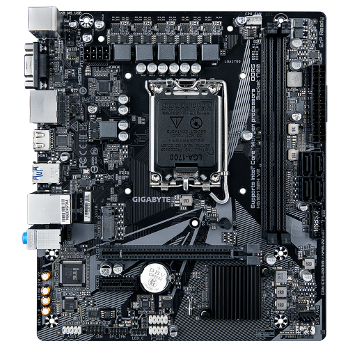 Дънна платка GIGABYTE H610M-S2H V2, mATX, LGA1700, DDR5, PCIe 4.0