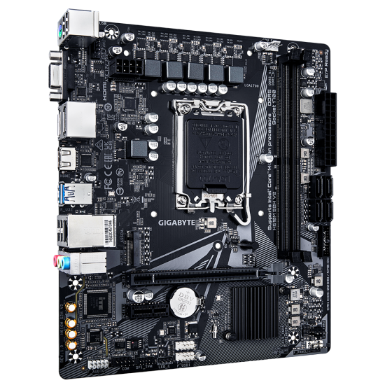 Дънна платка GIGABYTE H610M-S2H V2, mATX, LGA1700, DDR5, PCIe 4.0