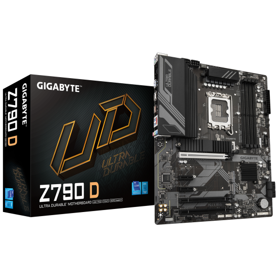 Дънна платка GIGABYTE Z790, ATX, LGA1700, DDR5, PCIe 4.0, USB Type-C