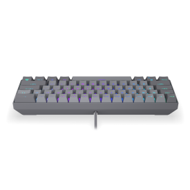 Клавиатура Endorfy Thock V2 Compact, PBT, Endorfy Red switch, US Layout, RGB, Gray
