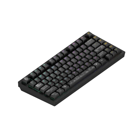 Безжична клавиатура Dark Project ALU81A Terra Nova V2, RGB, Black