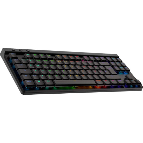 Безжична клавиатура Logitech G515 Lightspeed TKL, GL Tactile Switch, RGB, кирилизирана, Black (920-014074)